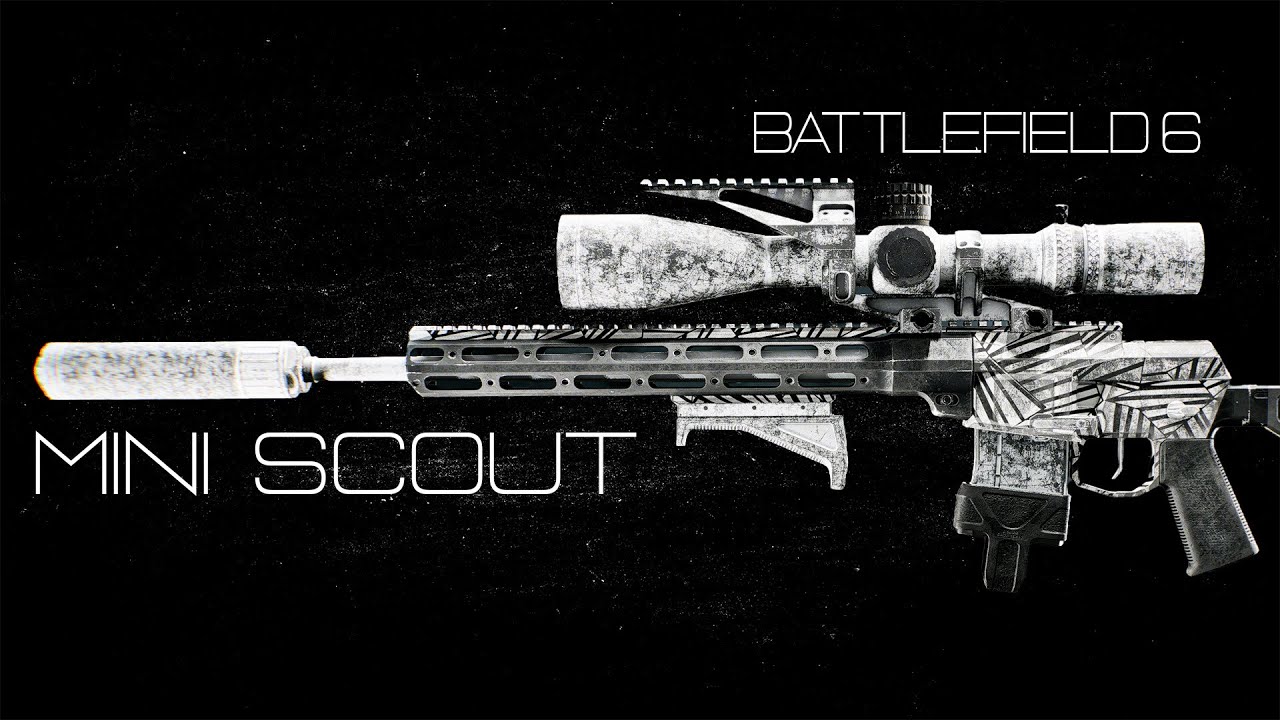 Battlefield 6 Лучшая Снайперская Винтовка \ MINI SCOUT Гайд.