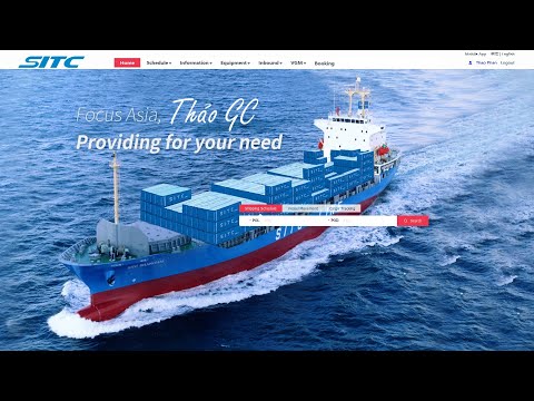 Video HƯỚNG DẪN SỬ DỤNG CHI TIẾT WEB HỆ THỐNG HÃNG TÀU SITC... - youtube