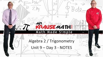 Unit 9 Day 3   Cosine Formulas