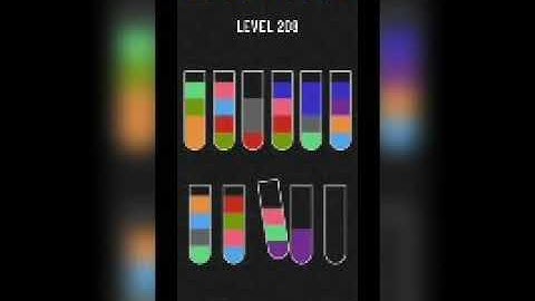 Water sort puzzle level 208