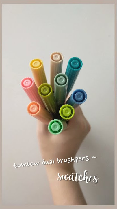 Tombow Pencil / Dual Brush Pen - 6 Pen Set - Accessories Lineup - Hobonichi  Techo 2021