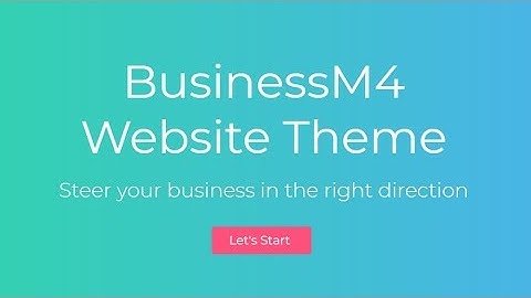 BusinessM4 Premium Website Template | Mobirise