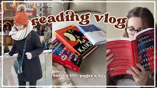 can I read 150 pages every day? 🤞🏻| reading vlog