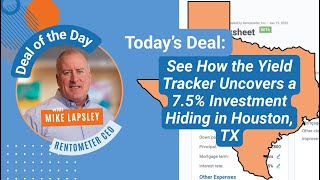 Find High-Yield Rental Deals in Minutes | Houston Real Estate Deal Breakdown (7.4% Return)