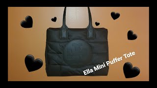 Tory Burch Ella Mini Puffer Tote Unboxing - YouTube