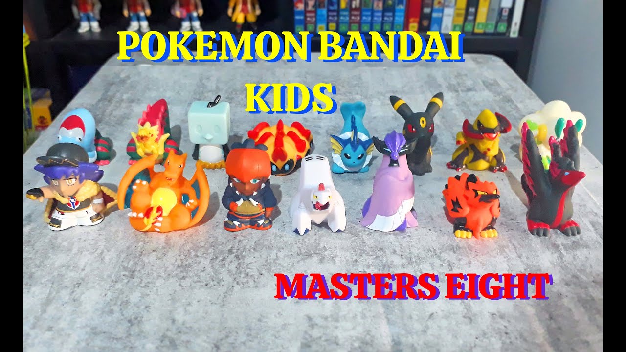 8 FIGURINES POKÉMON - BANDAI