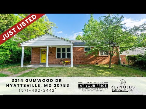 3314 Gumwood Drive, Hyattsville, MD home video tour