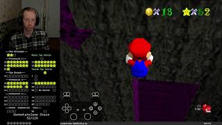 SM64 Stars of Reincarnation: Oversized Oil Ravine - Way Too Dark for C8 (Savestateless) @Ap616