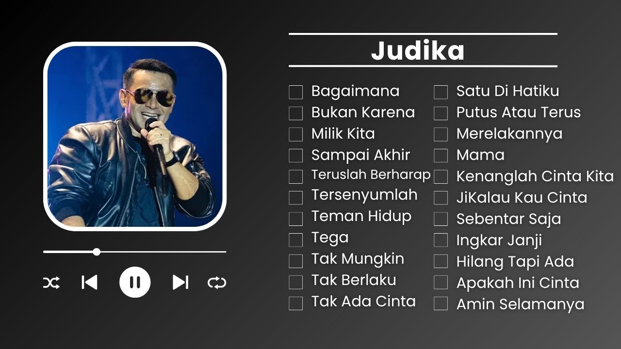 JUDIKA FULL ALBUM PLAYLIST | Kompilasi Lagu Cinta & Galau Pilihan Nonstop JUDIKA FULL ALBUM PLAYLIST | Kompilasi Lagu Cinta & Galau Pilihan Nonstop
