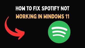 How to Fix Spotify Not Working in Windows 11