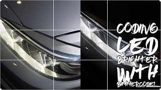 Coding LED Lights with Bimmercode