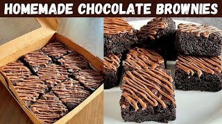 Chocolate brownies at home | Fudgy chocolate brownies | தமிழ் | with English subtitles