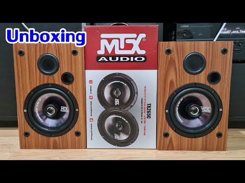 Car Audio : ลำโพงรถยนต์ Unboxing MTX Audio TX265C (Thunder) 2ways coaxial speaker