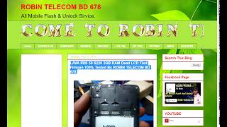LAVA IRIS 50 S220 2GB RAM Dead LCD Fixd Firmare 100% Tested