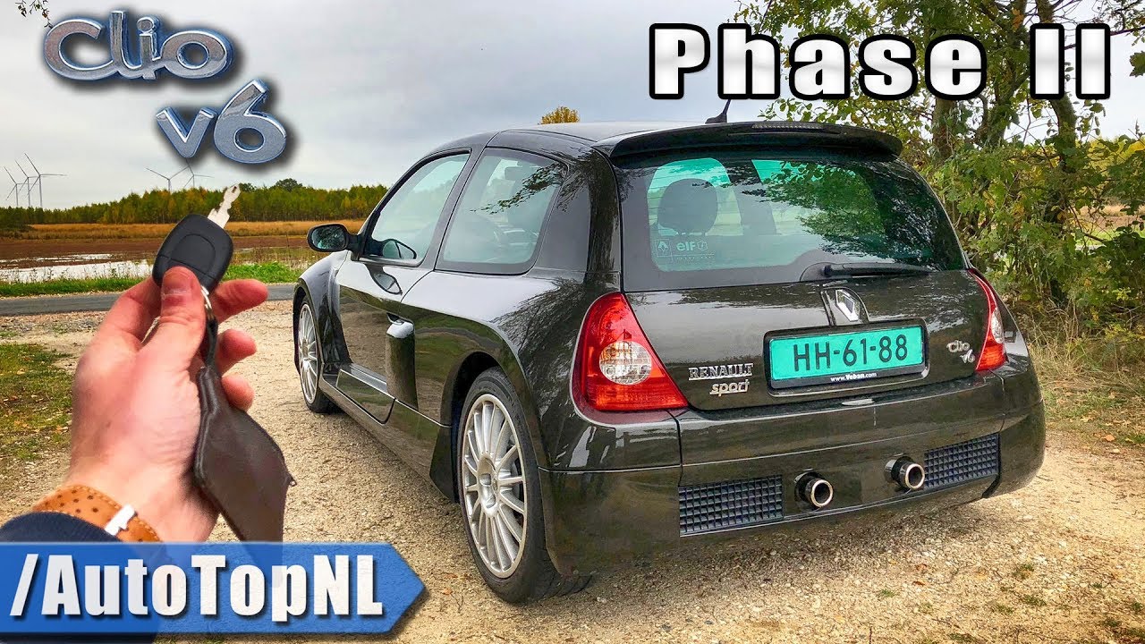 RENAULT CLIO V6 PHASE II REVIEW POV Test Drive by AutoTopNL