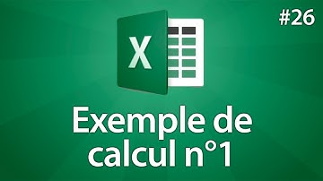 Excel 2016 - Exemple de calcul complexe - Imbriquer plusieurs type de données - Tuto #26