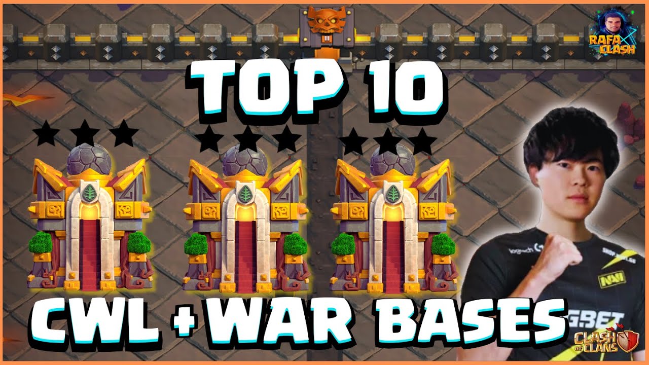NOVOS LAYOUTS PARA CV16 CWL / WAR ANTI 2 ESTRELAS TH16 BEST BASE FOR CWL ANTI 2 STAR CLASH OF CLANS