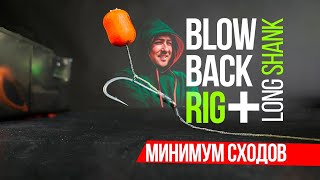 КАРПОВЫЙ МОНТАЖ от ЧЕМПИОНА РОССИИ! 🏆 Минимум СХОДОВ! BLOWBACK RIG на крючке LONG SHANK!