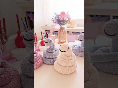 <strong>을사년</strong> 뱀인형 만드는방법#crochet #YouTube #Dearcrochet #DesignbyDearcrochet #손뜨개인형 #뜨개질패키지 #뜨개인형 #코바늘