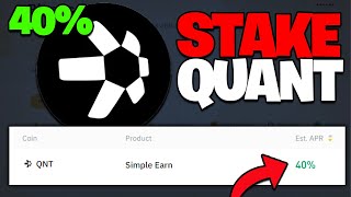Famous HOW TO STAKE QUANT 🚀 (40% APY?) MOST PROFITABLE STAKING STRATEGY Profile