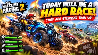 THEY ARE STRONGER THAN US! 😱🔥 | INSANE Hill Climb Racing 2 Race screenshot 3