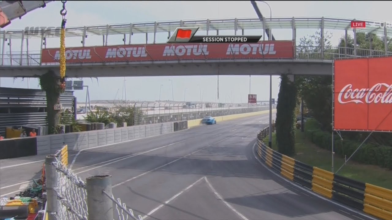 WTCC 2017. Qualifying Macau Grand Prix. Nicky Catsburg Crash