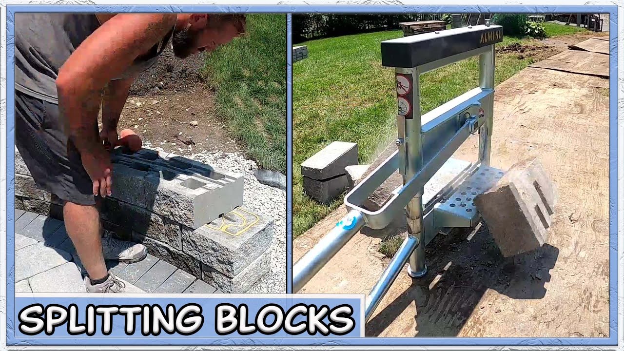 Making Custom Corners for a (Split Faced) Sitting Wall