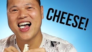 Chinese People Eat String Cheese For The First Time