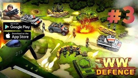 WWII Defense: RTS Army TD game || Android Defense Offline Gamplay || Level 3 || #games #androidgames