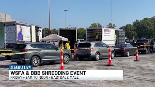 WSFA & BBB holding Shred Day