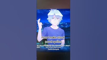 how I make #visualnovel character sprites #visualnovels