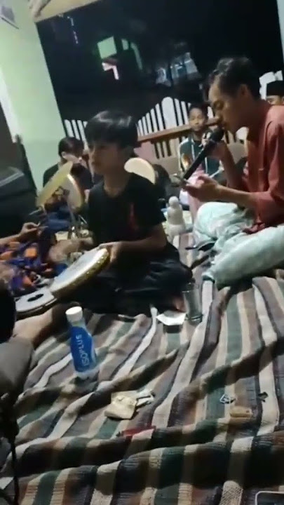 latihan bareng sholawat Qod Kafani.#shortsviral.