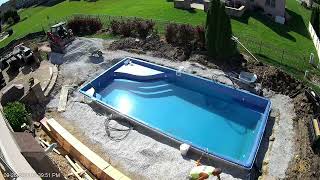 Latham Olympia Pool Install, Day 5