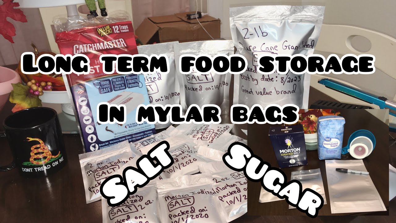 Two-Gallon 7 Mil Premium Century Mylar Bags and Oxygen Absorbers