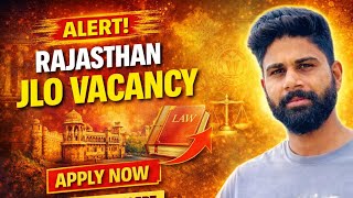 Rajasthan JLO vacancy 2026 | Law officer | LLB jobs | Sarkari naukri 26 | Mohit Saini