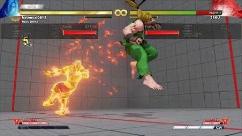 STREET FIGHTER V zeku punish