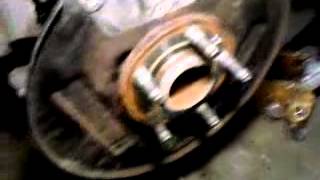 2009 Ford Flex 2wd rear wheel bearing replacement