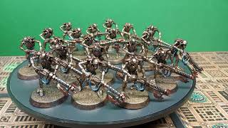 Painting My Necron Army for Warhammer 40k