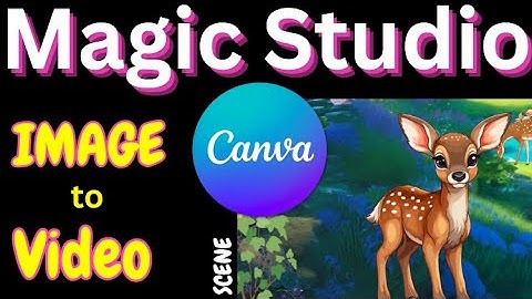 Canva Magic Studio for Transforming Image to Video Animation Scenes