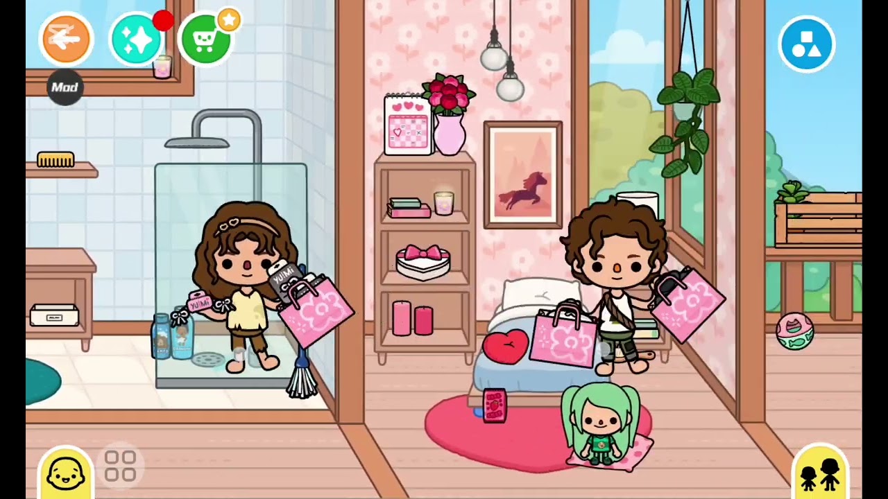 حلقة البنت شعر اسحر#توكا_بوكا #توكا_لايف #اكسبلور #البنت#