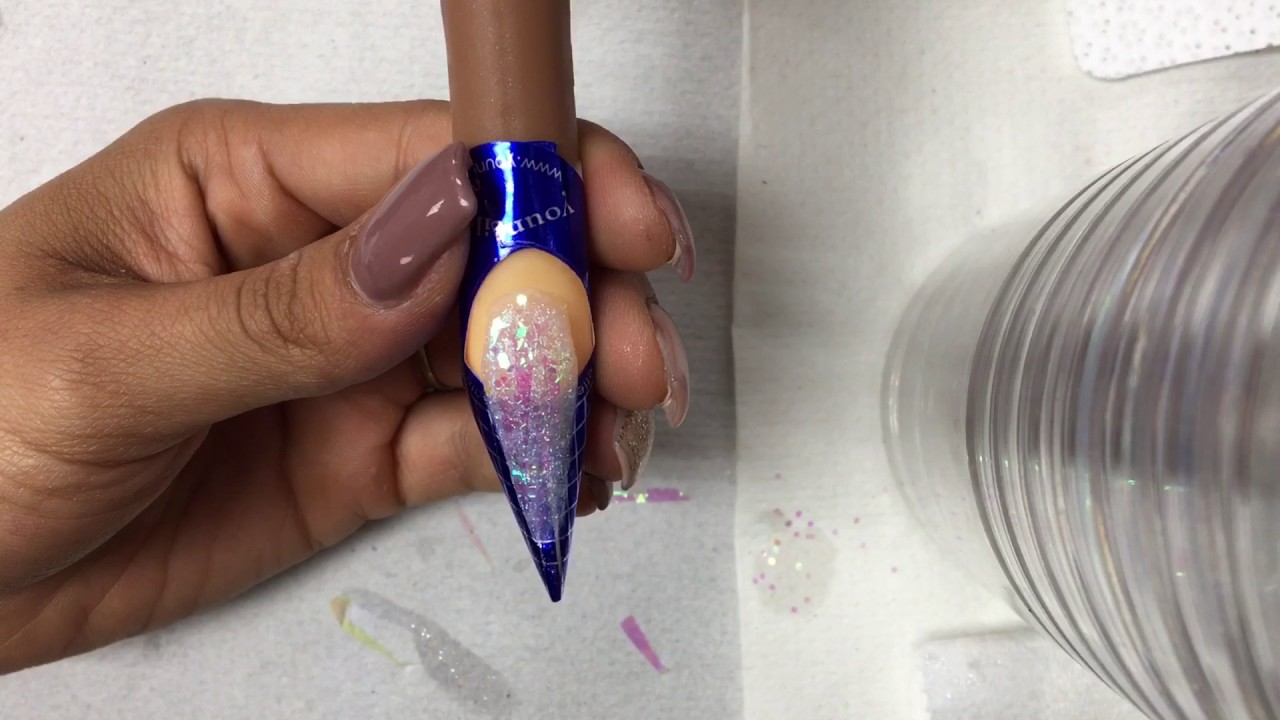 10. Rainbow Unicorn Acrylic Nails - wide 2