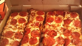Little Caesars bacon wrapped crust deep dish pizza