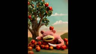 Slowpoke farted… then pretended nothing happened! 🤣🍎💨