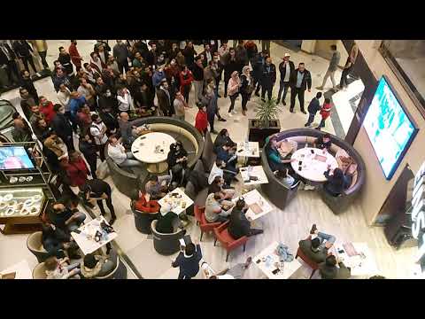 فرحة جماهير الأهلي في سيتي ستارز بعد هدف أفشة وحتى صافرة النهاية