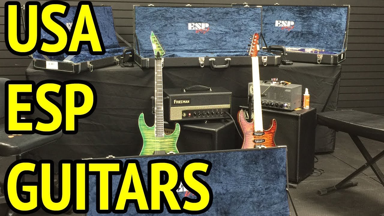 USA ESP Guitars Inc. Factory Tour Overview YouTube