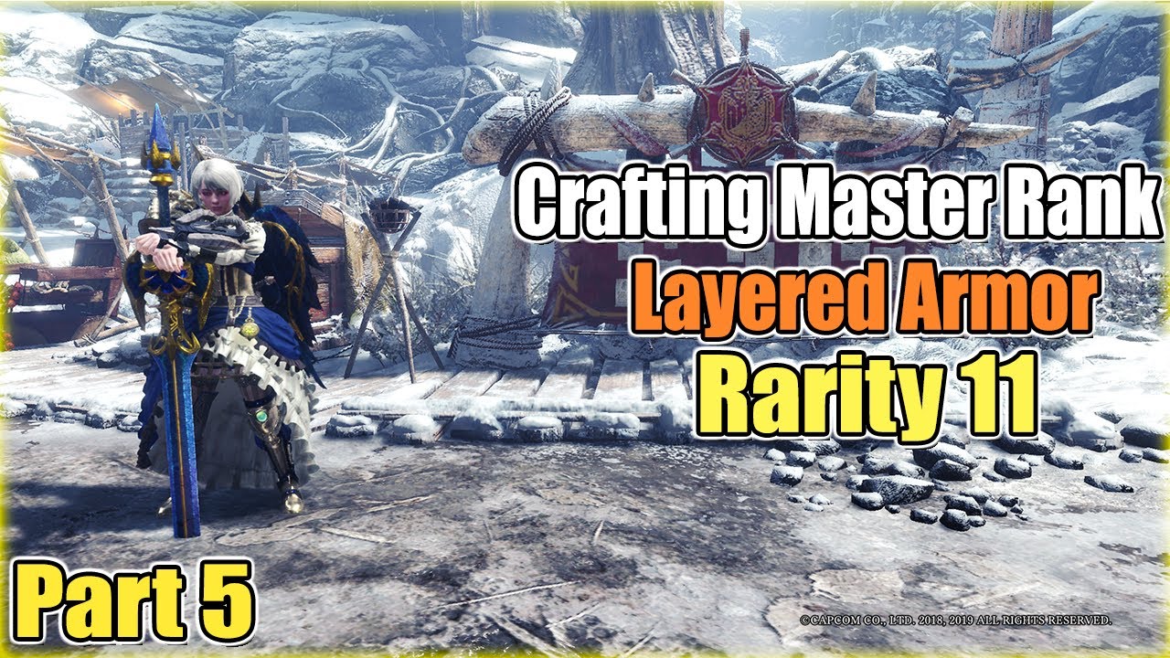 Crafting Every Layered Armor | Rarity 11 - Monster Hunter World Iceborne Gameplay [PS5]