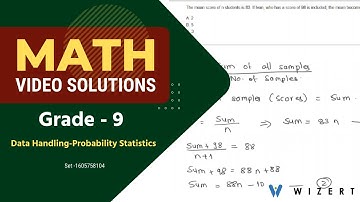 Maths Word Problems for 9th Grade - Grade 9 Data Handling –Probability And Statistics-Set 1605758104