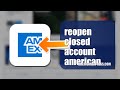 How To Reopen A Closed Account On American Express 2026 (FULL TUTORIAL)