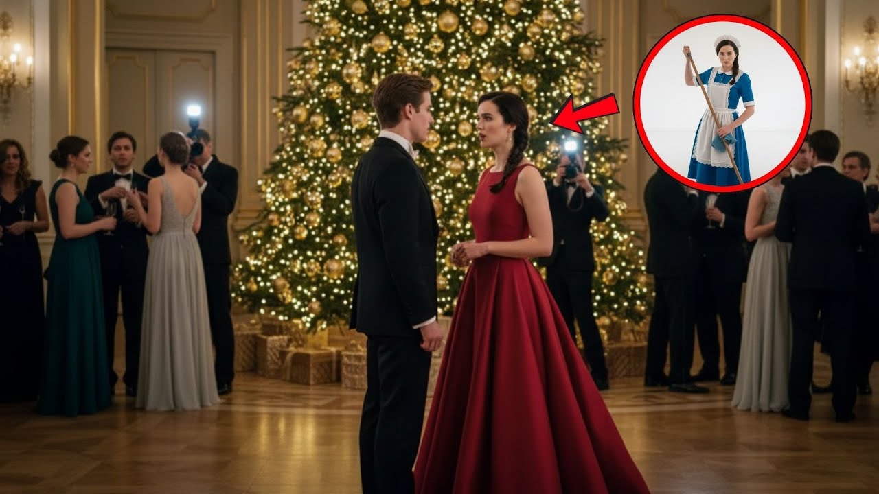 A plătit 10 mii ca să-și ducă menajera la balul de Crăciun — iar transformarea ei i-a șocat pe toți.