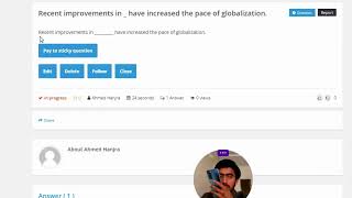 Recent improvements in _________ have increased the pace of globalization.